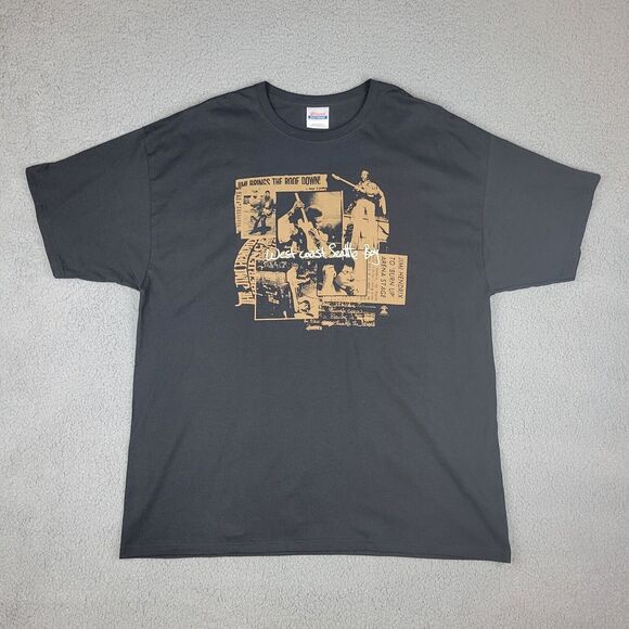 Jimi Hendrix Mens 2XL Shirt Hanes West Coast Seattle Boy 2010 Tribute Tour - Picture 1 of 11